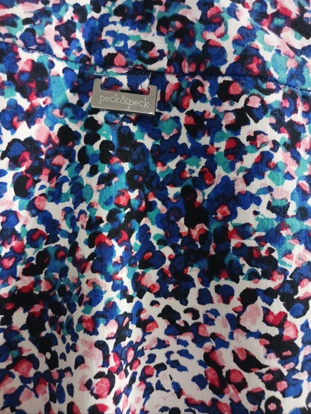 3/$20 💰 Peck & Peck Womens Multi-Color Abstract Print Pull-On Pants 8P - Picture 4 of 6